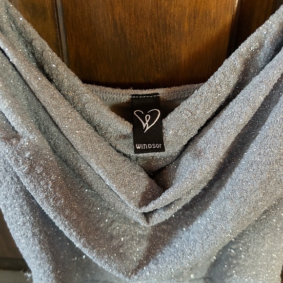 Windsor Sparkly Blue Prom Dress - Picture 4 of 4